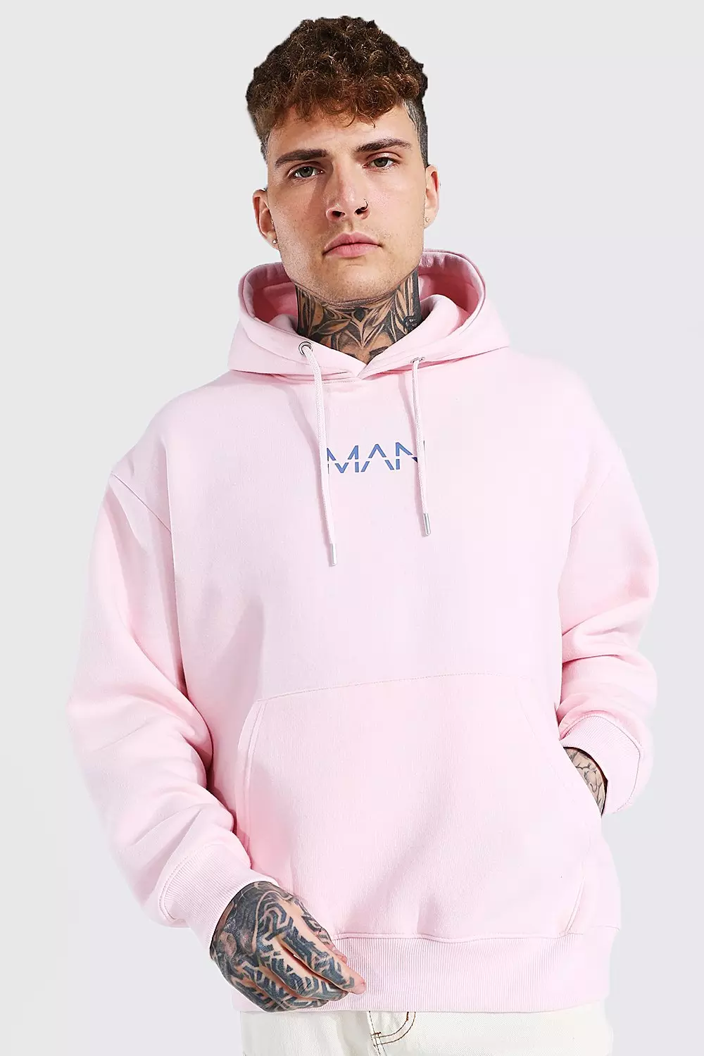 Pink guy hoodies best sale